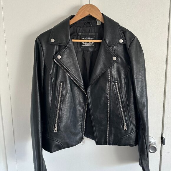 Levi's Jackets & Blazers - Levi's Faux Leather Moto Jacket